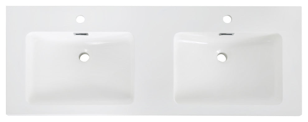 48" Solid Surface Resin Streamline K-1203-DBL-48 Vanity Top