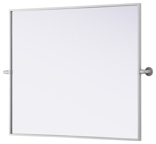 Home Living 30x36 Pivot Mirror, Silver