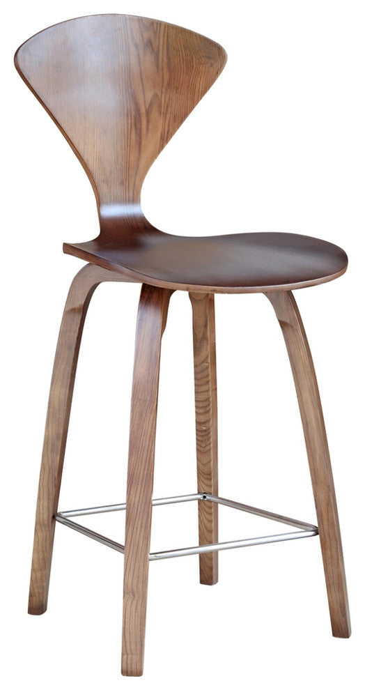 Modern Classics Wooden Counter Chair 25", Walnut