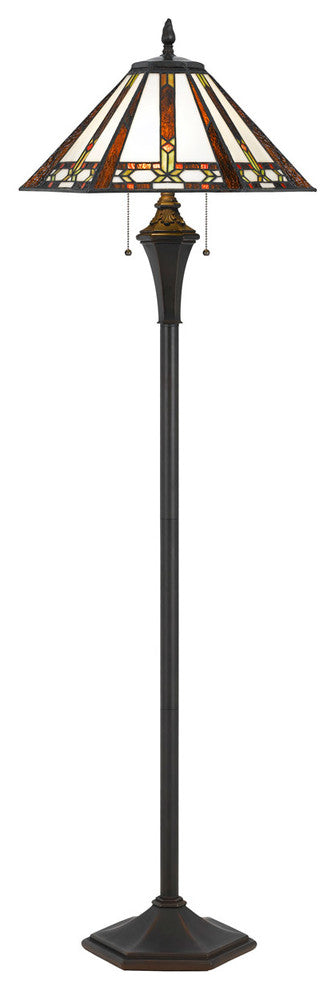 60W 2 Tiffany Floor Lamp