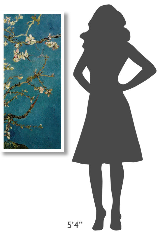 "Blossoming Almond Tree (right)" Print by Vincent van Gogh, 19"x42"