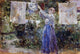 Berthe Morisot A Woman Hanging out the Wash, Gallery Wrapped Canvas, 18"x27"