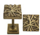 Urbanest Root Medallion Drapery Holdback, Renaissance Gold, Set of 2