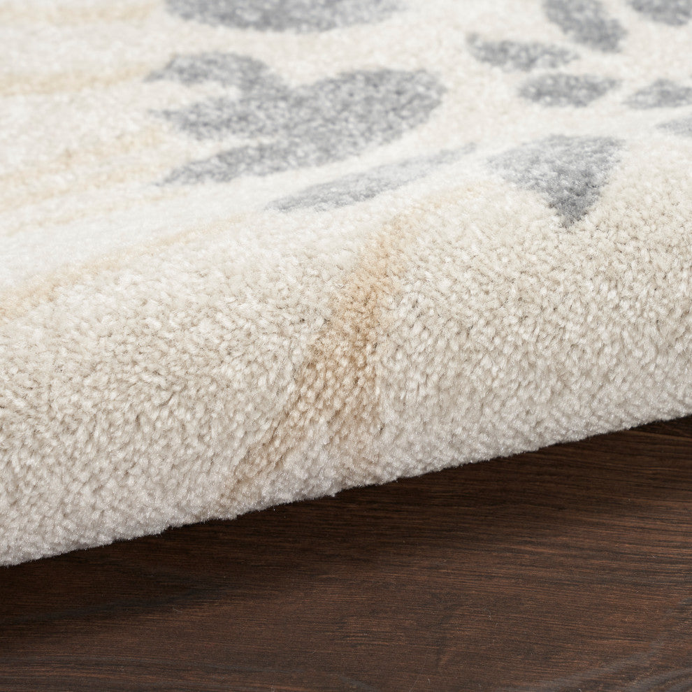 Nourison Passion 8' x 10' Ivory Grey Blue Contemporary Indoor Area Rug