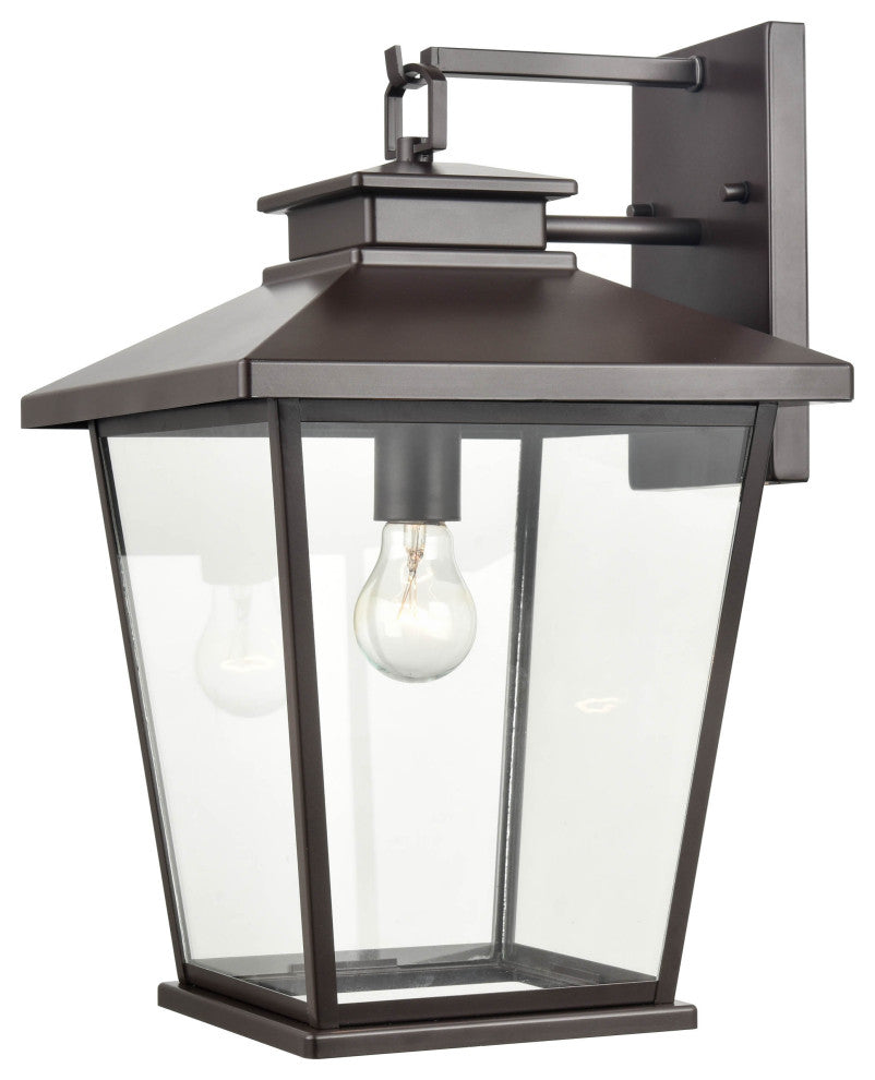 1 Light 11 in. Powder Coat Bronze Outdoor