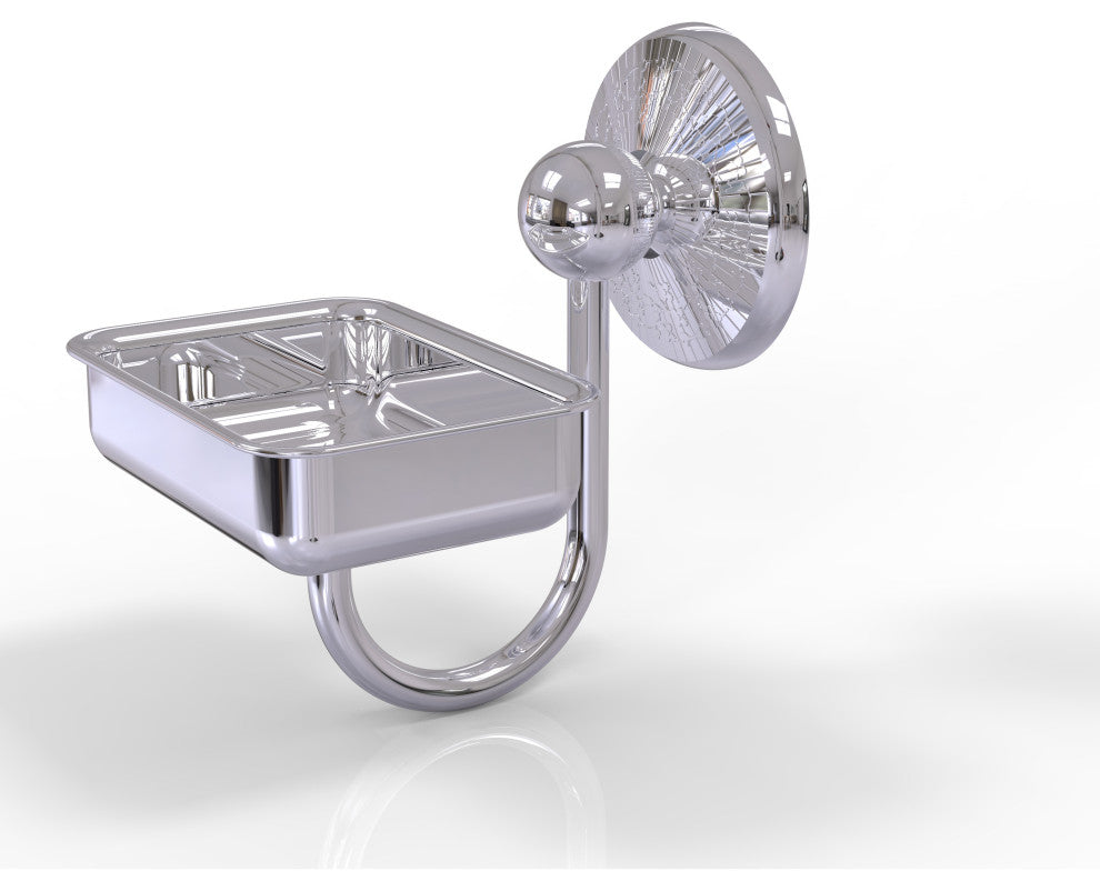 Prestige Monte Carlo Wall Mounted Soap Dish, Polished Chrome