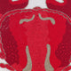Red Decorative Pillow Covers 24"x24" Cotton, Red Crab Craze