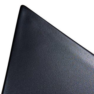 Leisuremod Randolph Modern Triangle Accent Side End Table, Black, Set of 2