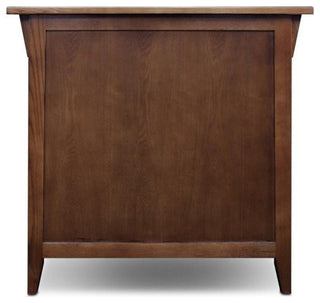 Side/back view of the cabinet on white background; full product visible.