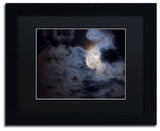 Jason Shaffer 'Supermoon ' Matted Framed Art, Black Frame, Black Mat, 14x11