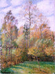 Camille Pissarro Autumn Poplars, 21"x28" Wall Decal Print