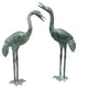 20" Classic Authentic Bronze Crane Bird Set - Set of 2 (Small) (Kitchen)