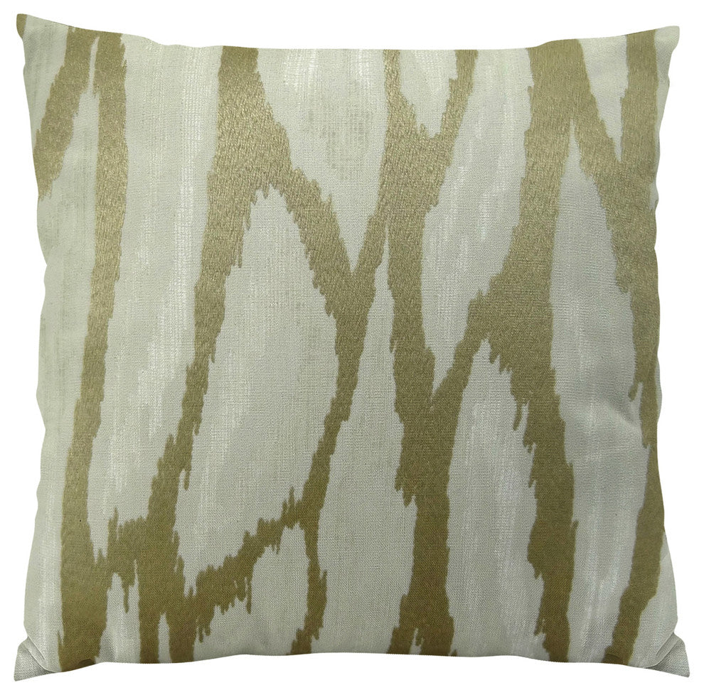 Plutus Convection Handmade Throw Pillow, Double Sided 26"x26"