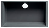 ALFI brand AB3020UM-T Titanium 30" Undermount Granite Composite Kitchen Sink