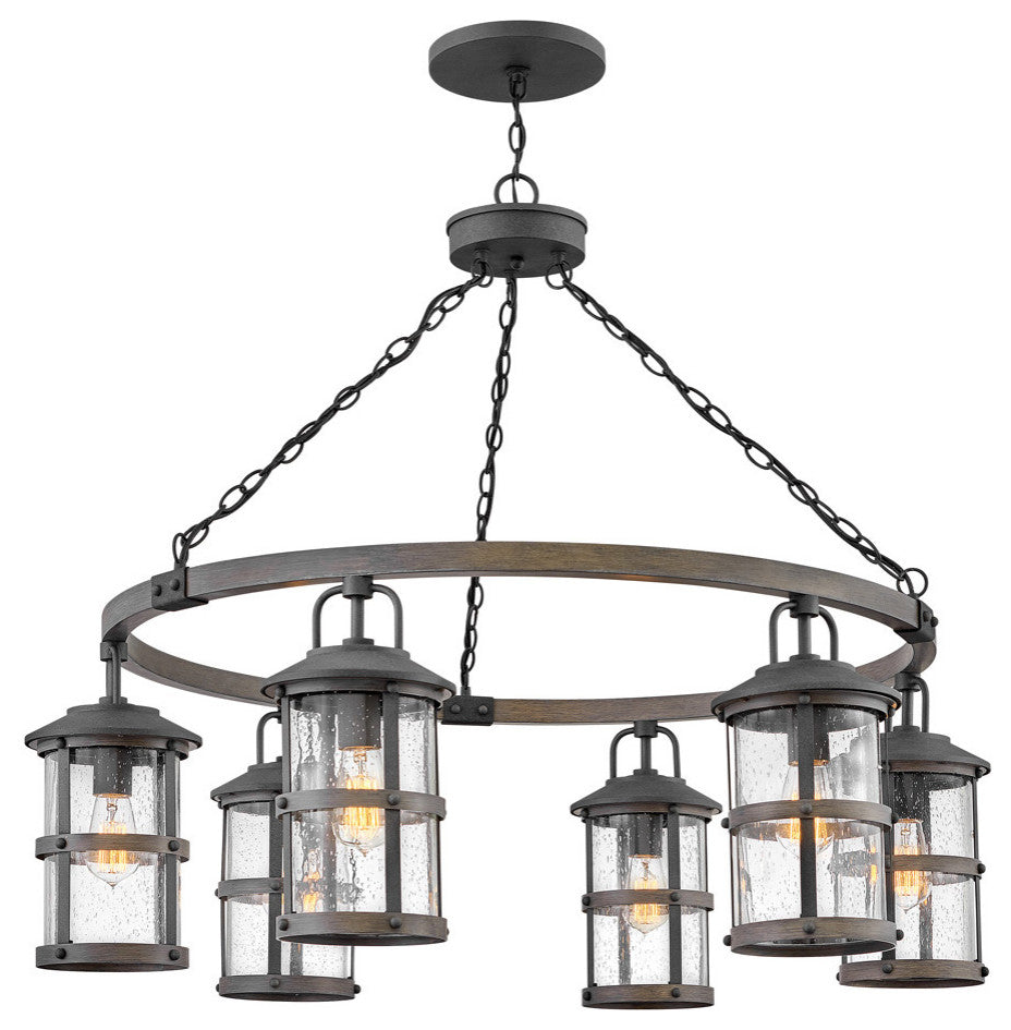 Hinkley Lakehouse Outdoor Medium Single Tier Aged Zinc
