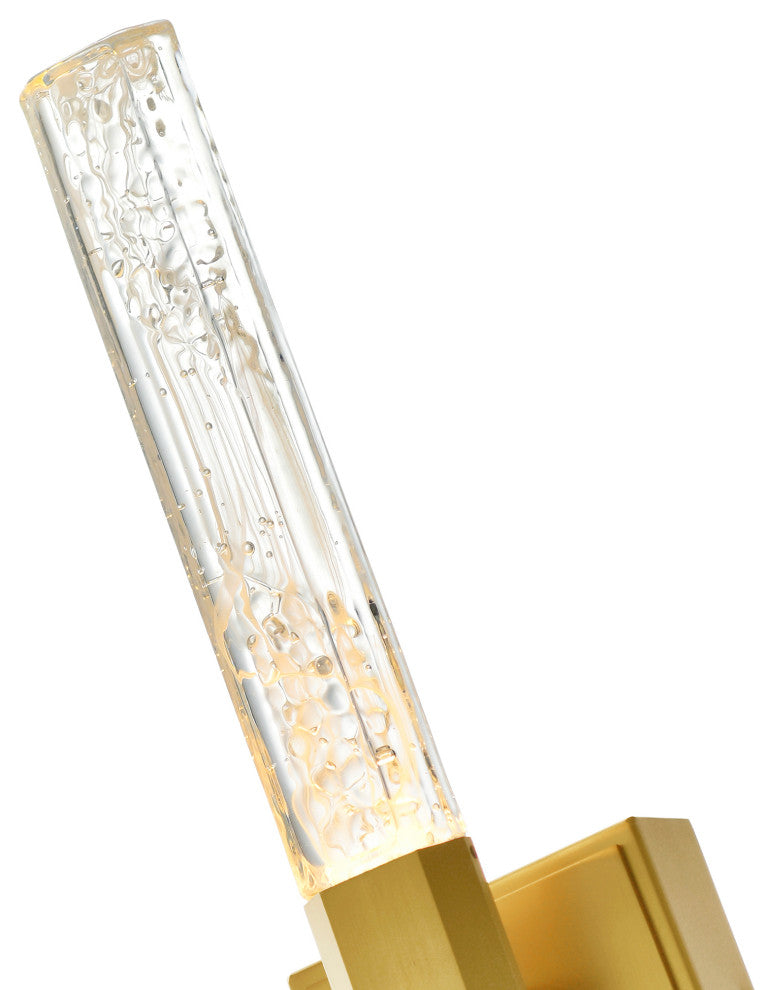 Greta Integrated LED Brass Wall Light