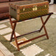 Heavy Duty 30" Extra Wide Luggage Rack, Walnut