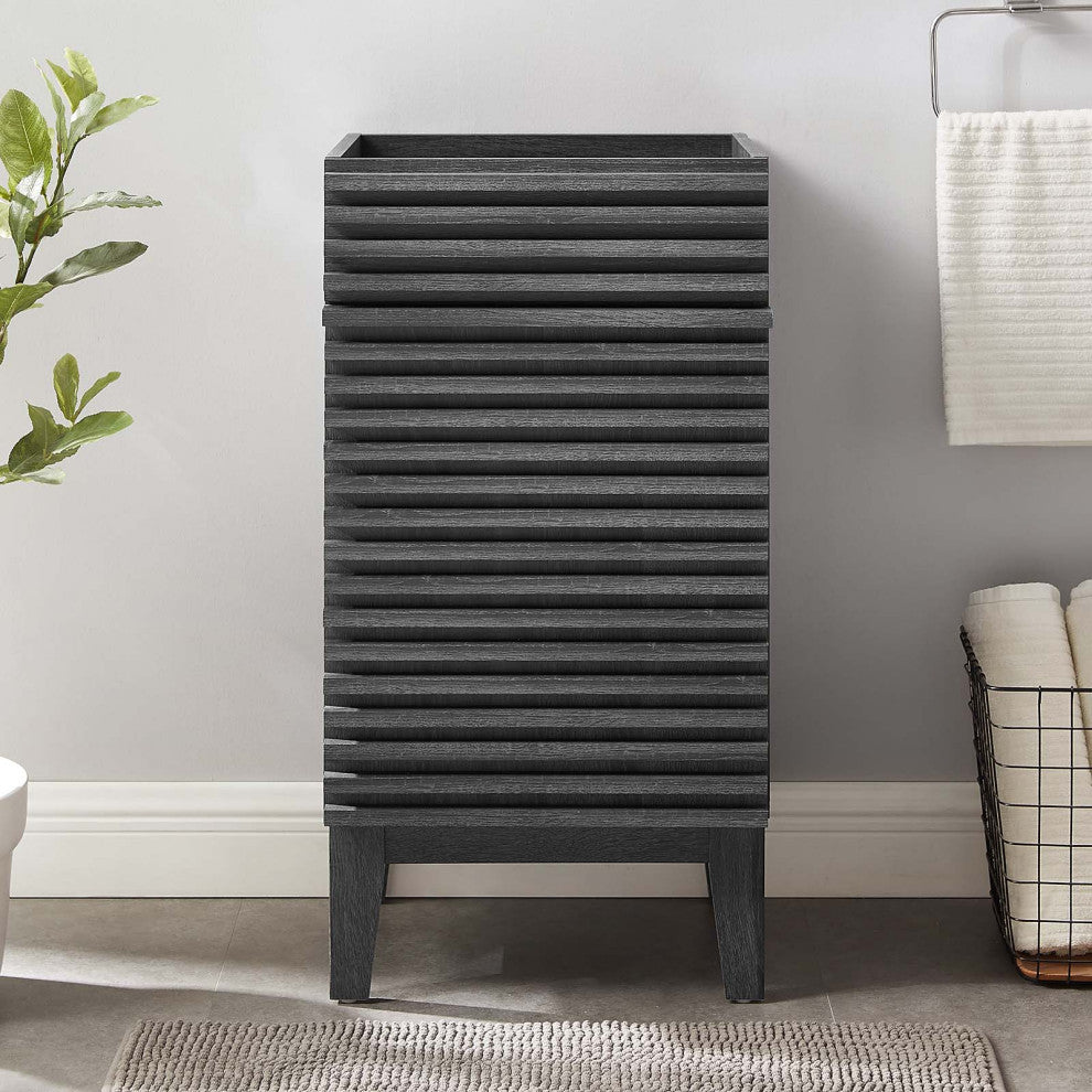 Render 18" Bathroom Vanity Cabinet, Charcoal