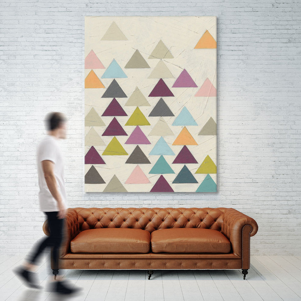 "Confetti Prism VIII" Fine Art Giant Canvas Print, 54"x72"