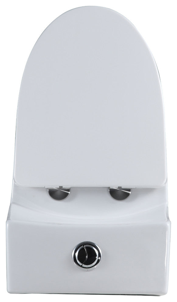Savona Dual Flush Semi Elongated One-Piece Toilet
