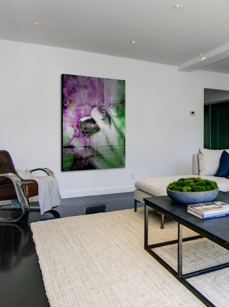 "Amethyst" Print on Brushed Aluminum, 24"x36"