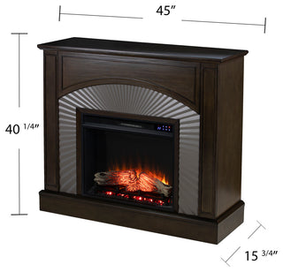 Shelby Freestanding Touch Screen Electric Fireplace