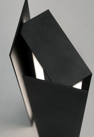 Ryan LED Outdoor Sconce, Black, 48