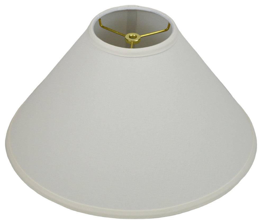 Fenchel Shades 5"x16"x10" Empire Lamp Shade, Linen Cream