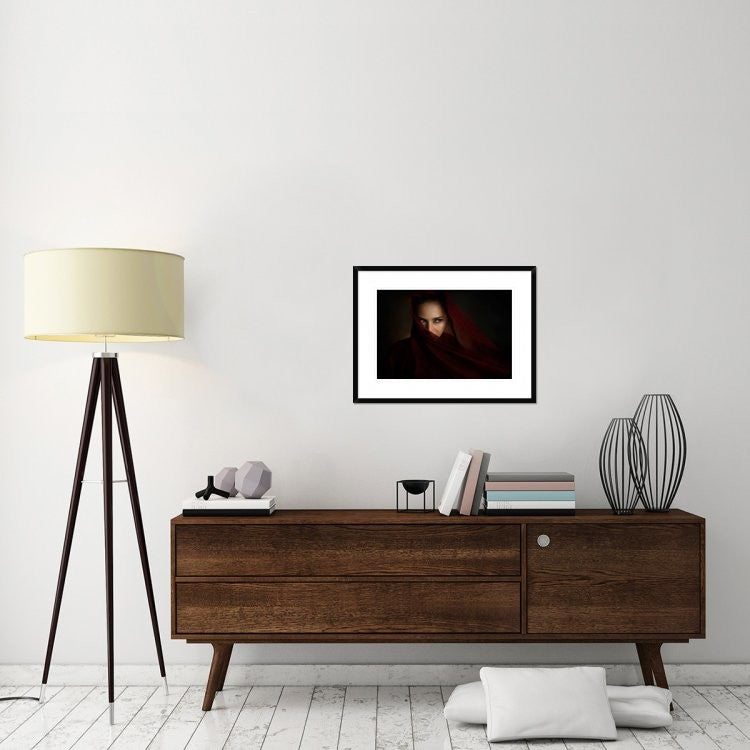 "Rustique" Framed Digital Print by Hardibudi, 30x22"