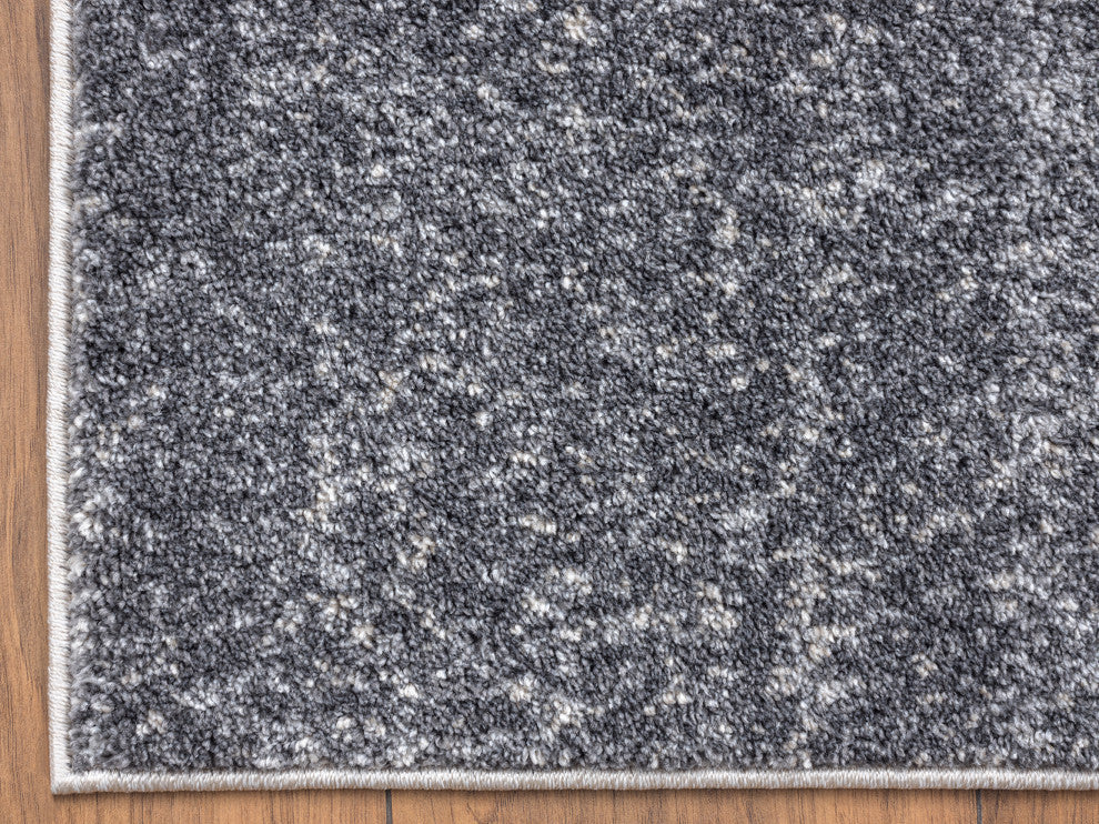 Abani Quartz QRZ120A Grey Beige Ombre Abstract Contemporary Area Rug