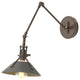 Henry Sconce, Bronze Finish, Natural Iron Accents