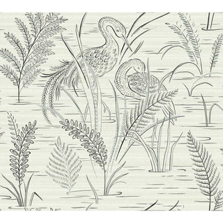 Fernwater Cranes Wallpaper