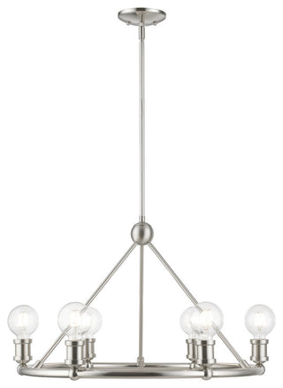 Lansdale 6 Light Brushed Nickel Chandelier