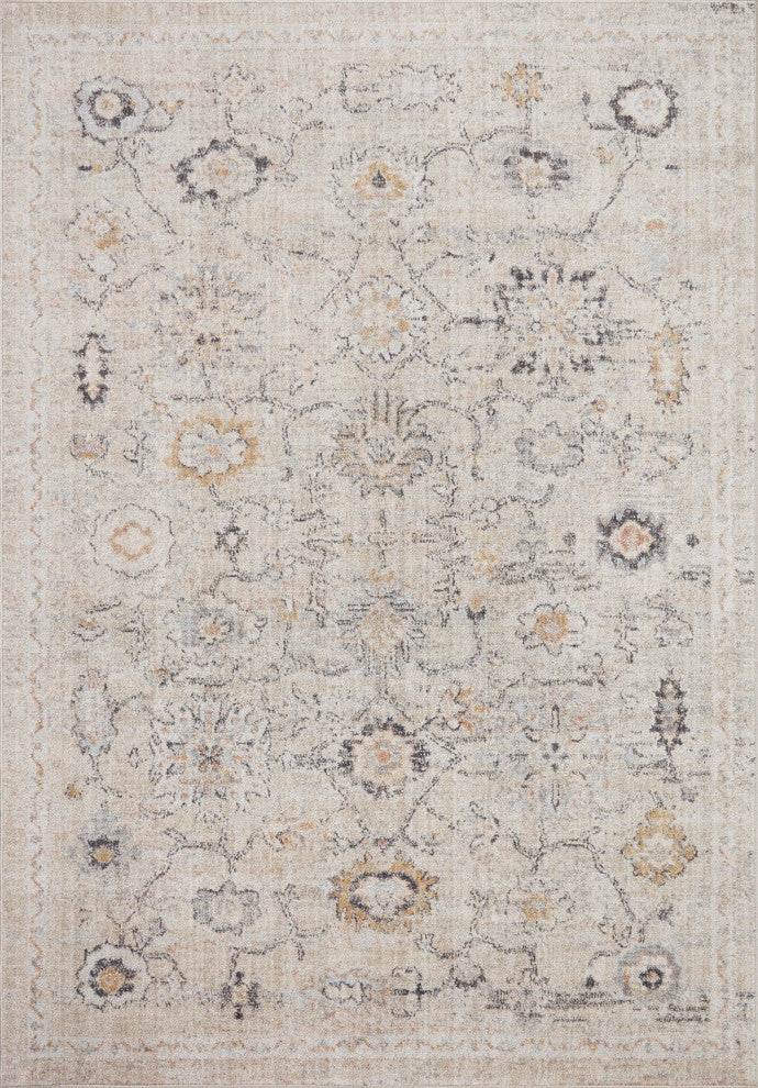 Loloi II Monroe Natural / Multi 2'-6" x 7'-9" Runner Rug