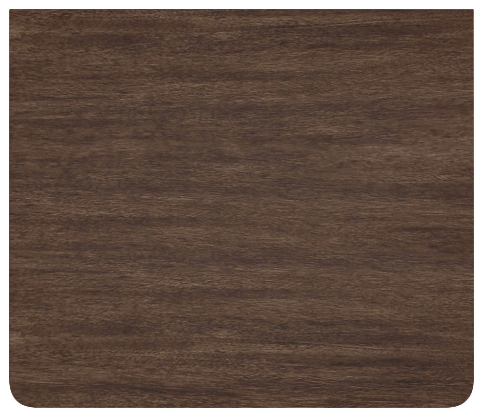 Lennon 1 Drawer Rounded Leg Nightstand, Soft Brown