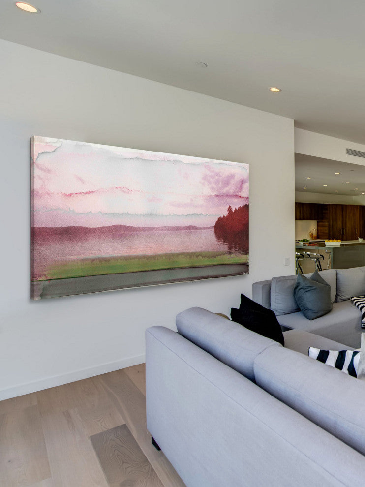 "Dreamhaven" Fine Art Canvas Print, 24"x12"