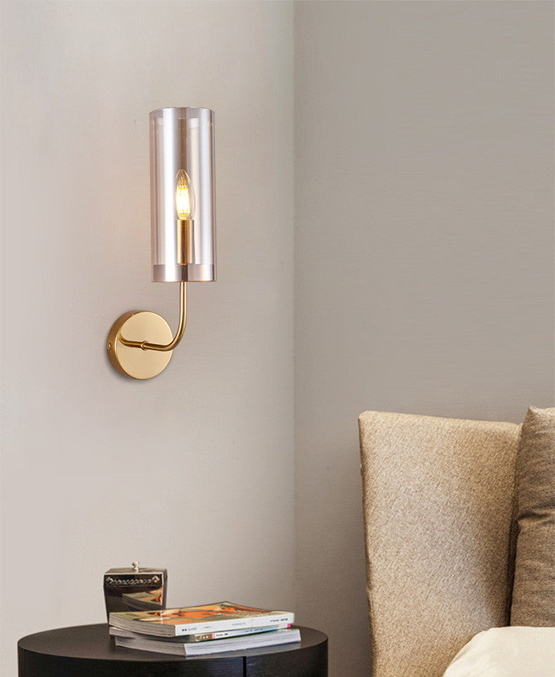 Creative Wall Lamp in European Style for Living Room, Bedroom, Cognac