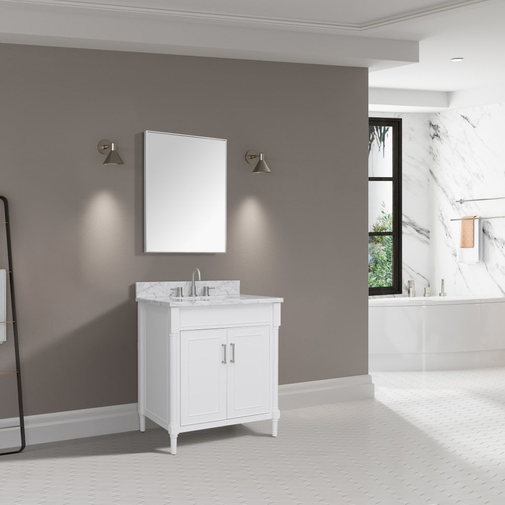 Avanity Bristol 30 in. Vanity Only in White