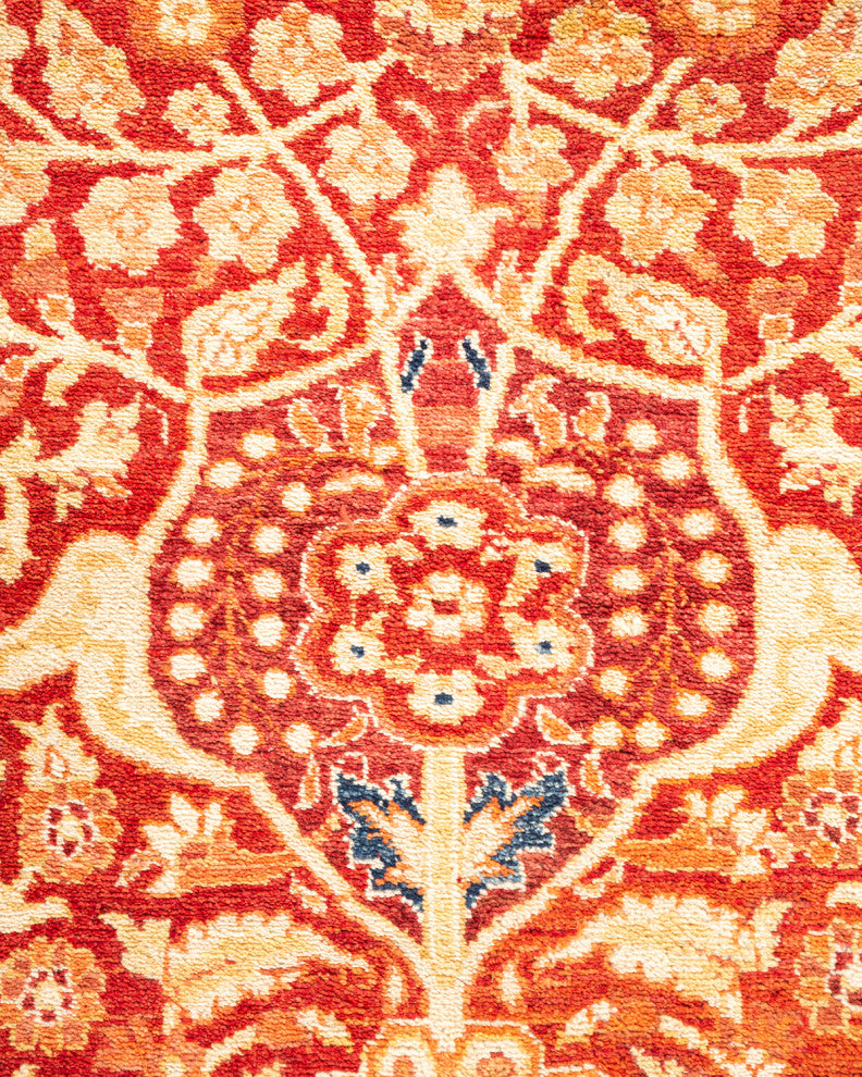 Mogul, One-of-a-Kind Hand-Knotted Area Rug Orange, 8'4"x10'5"