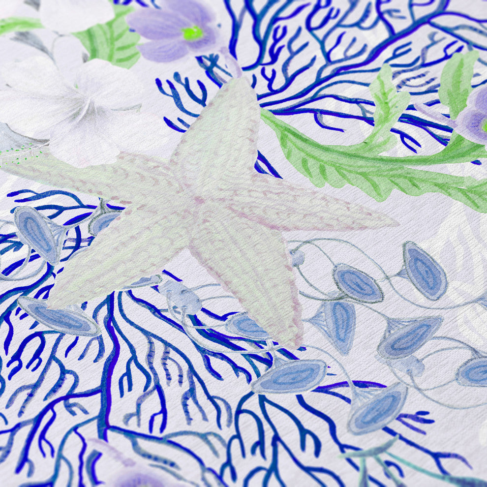 Indoor/Outdoor Seabreeze SZ1 Lavender Machine Washable 9' x 12' Rug