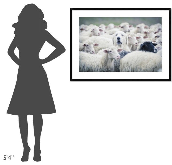 "In Disguise" Framed Digital Print by Adrian Popan, 44x32"