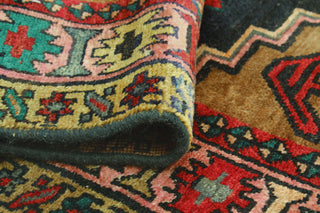 Fine Vintage Distressed Nuro Brown/Charcoal Runner, 3'5 x 9'6