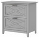Key West 2 Drawer Lateral File Cabinet in Cape Cod Gray - Engineered Wood