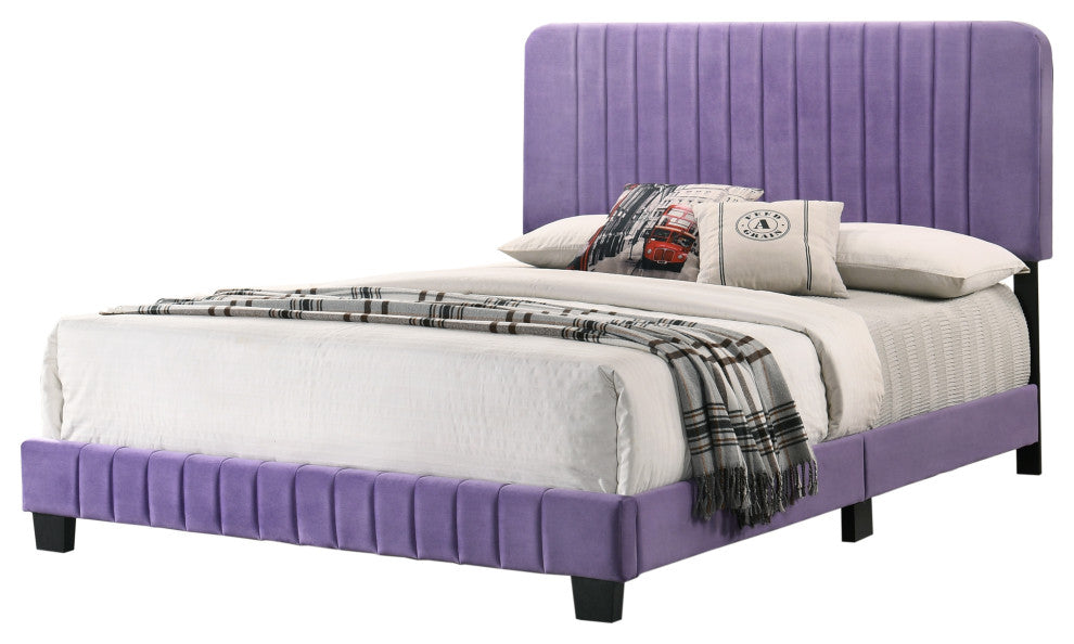 Lodi Bed, Purple, Queen