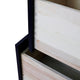 31" Single Sink Vanity, Blue Finish With Black Galaxy Granite