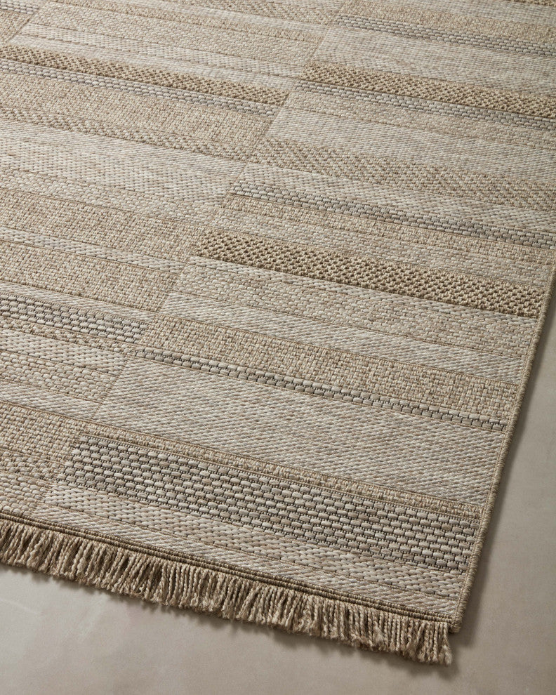 Loloi II In / Out Dawn Natural 3'-9" x 5'-9" Accent Rug