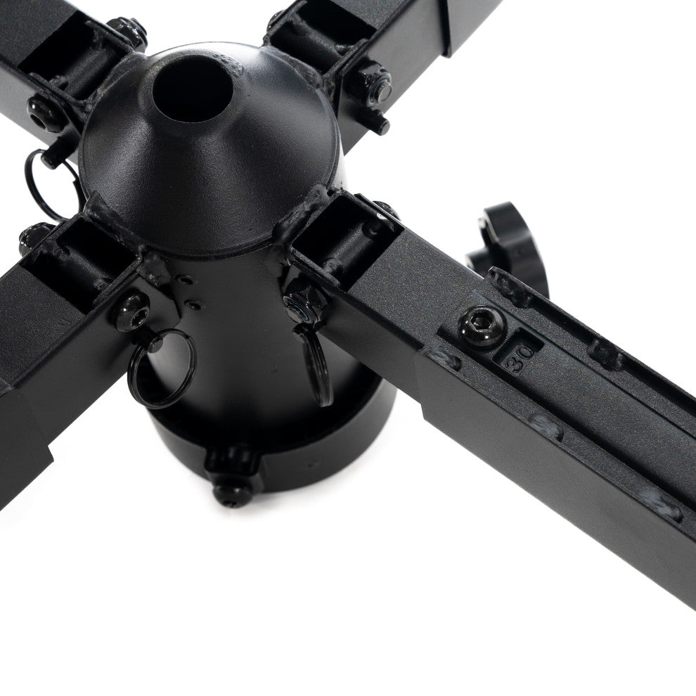 Rolling Artificial Christmas Tree Stand Metal (7-12 ft tall Trees)