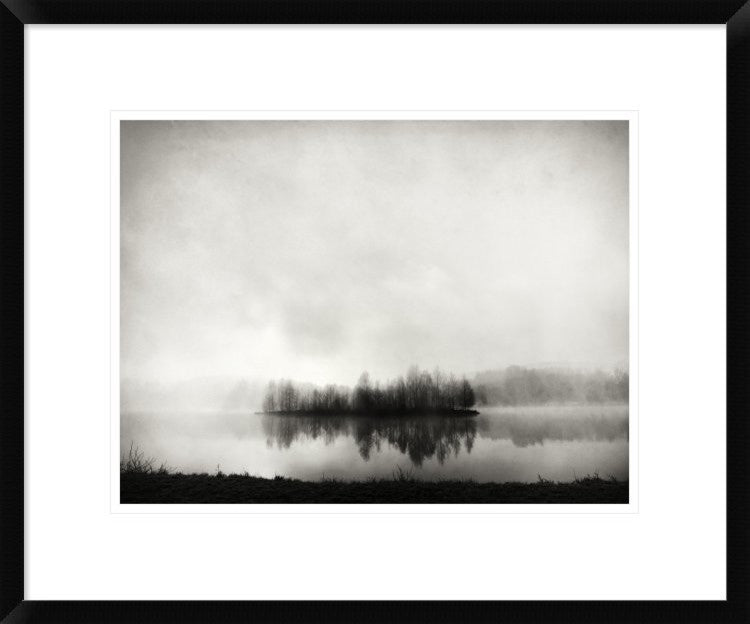"Isle Of Silence" Framed Digital Print by Franz Bogner, 24x20"