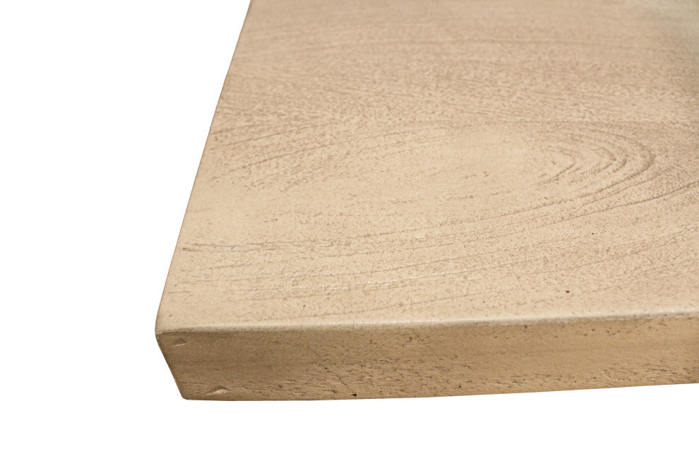 Flagstaff 72" Solid Wood Dining Table, Stone Natural Finish