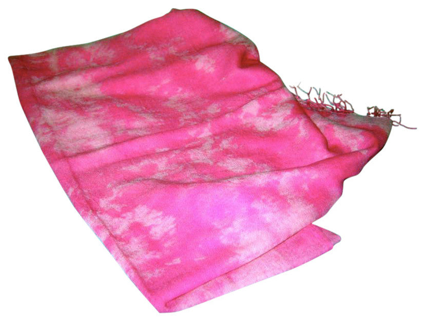 Wool Gauze Throw, Pink
